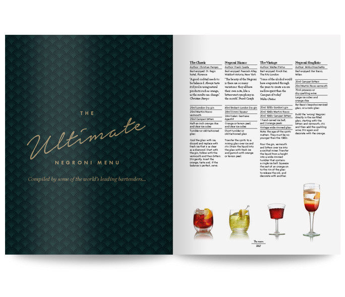 Signed copies of The Life Negroni Book - The Final Collector’s Release