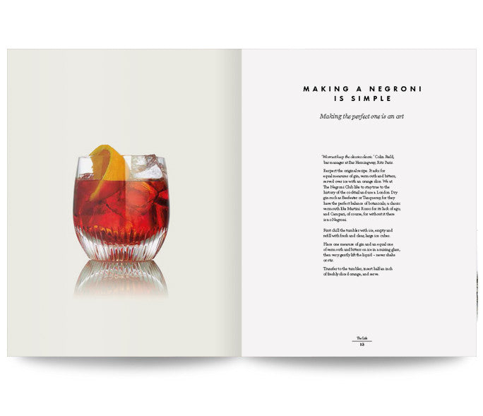 Signed copies of The Life Negroni Book - The Final Collector’s Release